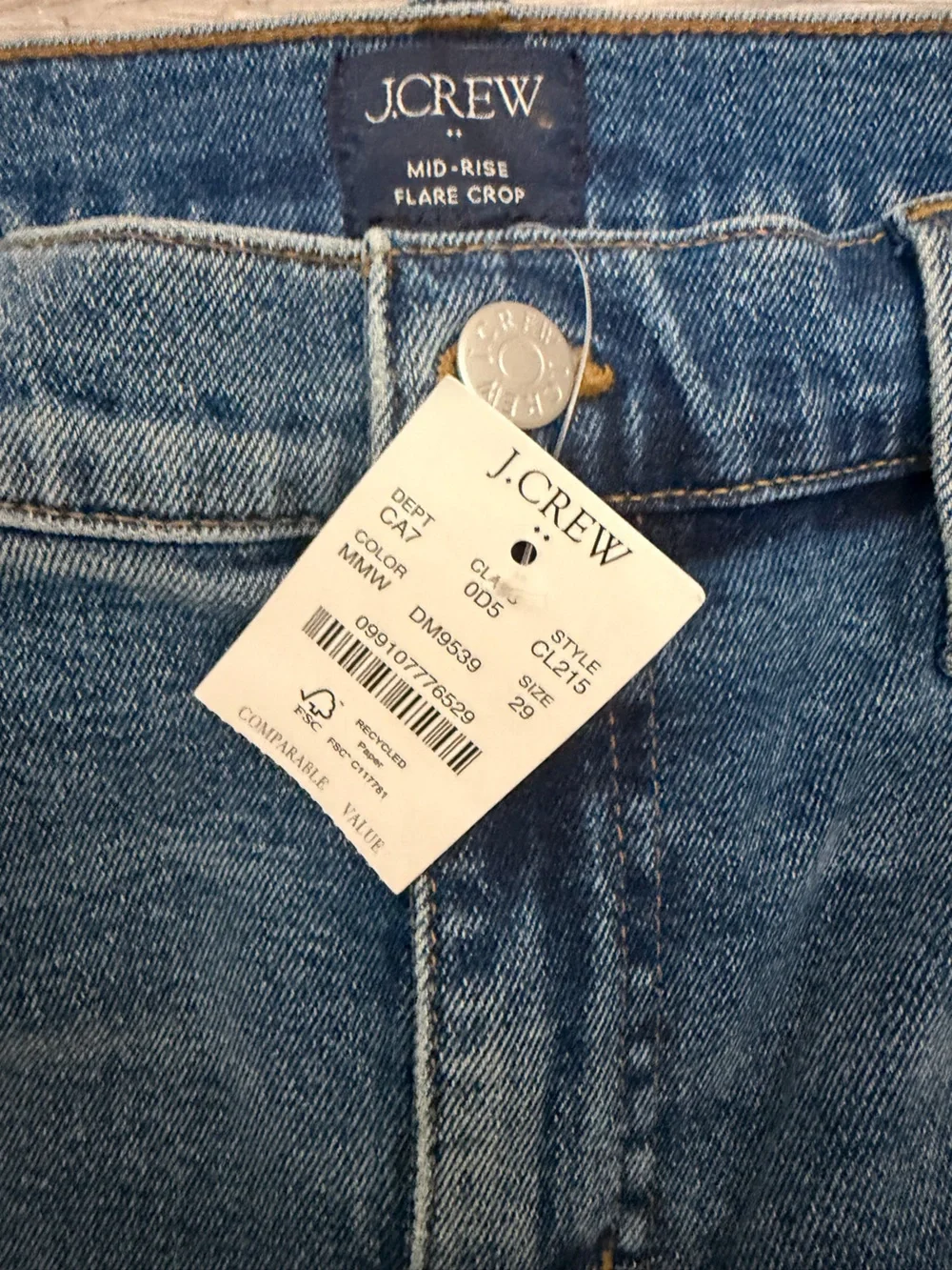 J. Crew flared leg